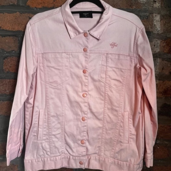 Valfre Light Pink Snake Jacket - Picture 1 of 6